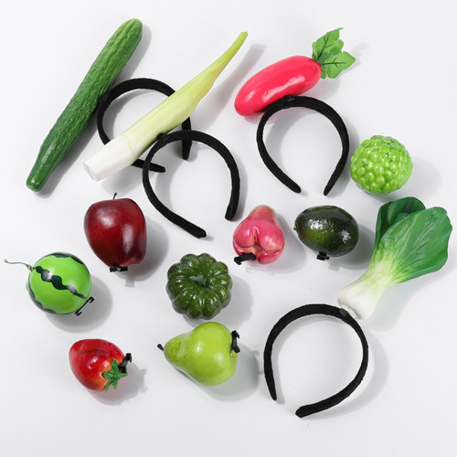 创意原创搞怪立体蔬菜水果发箍
