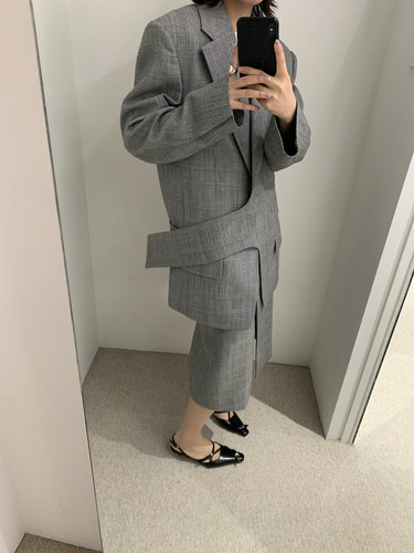 RECTO韩国正品代购   女春夏季长袖西装外套