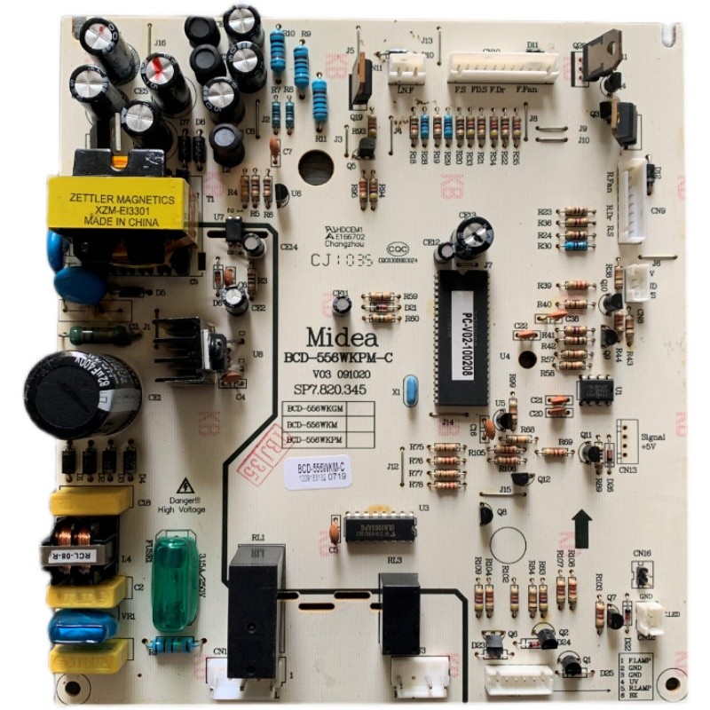 美的冰箱主板BCD-556WKPM-C