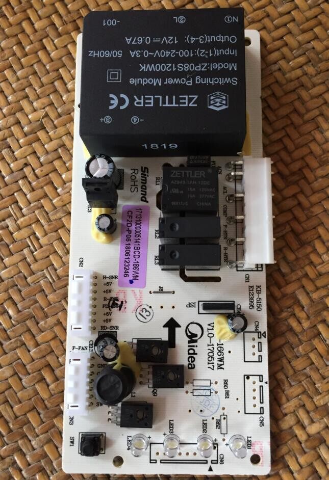美的BCD-186WM主控板冰箱
