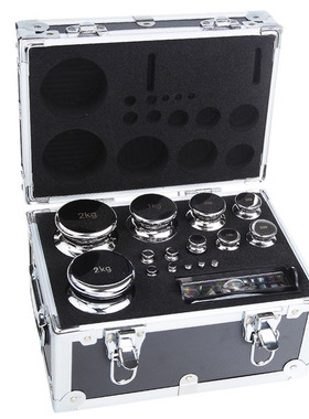 M1级不锈钢砝码1mg-5kg/28个套装砝码F2 F1级304不锈钢计量砝码