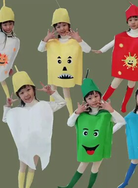 儿童牙细菌大作战表演服牙齿表演服病菌病毒牙虫牙细菌大战表演服