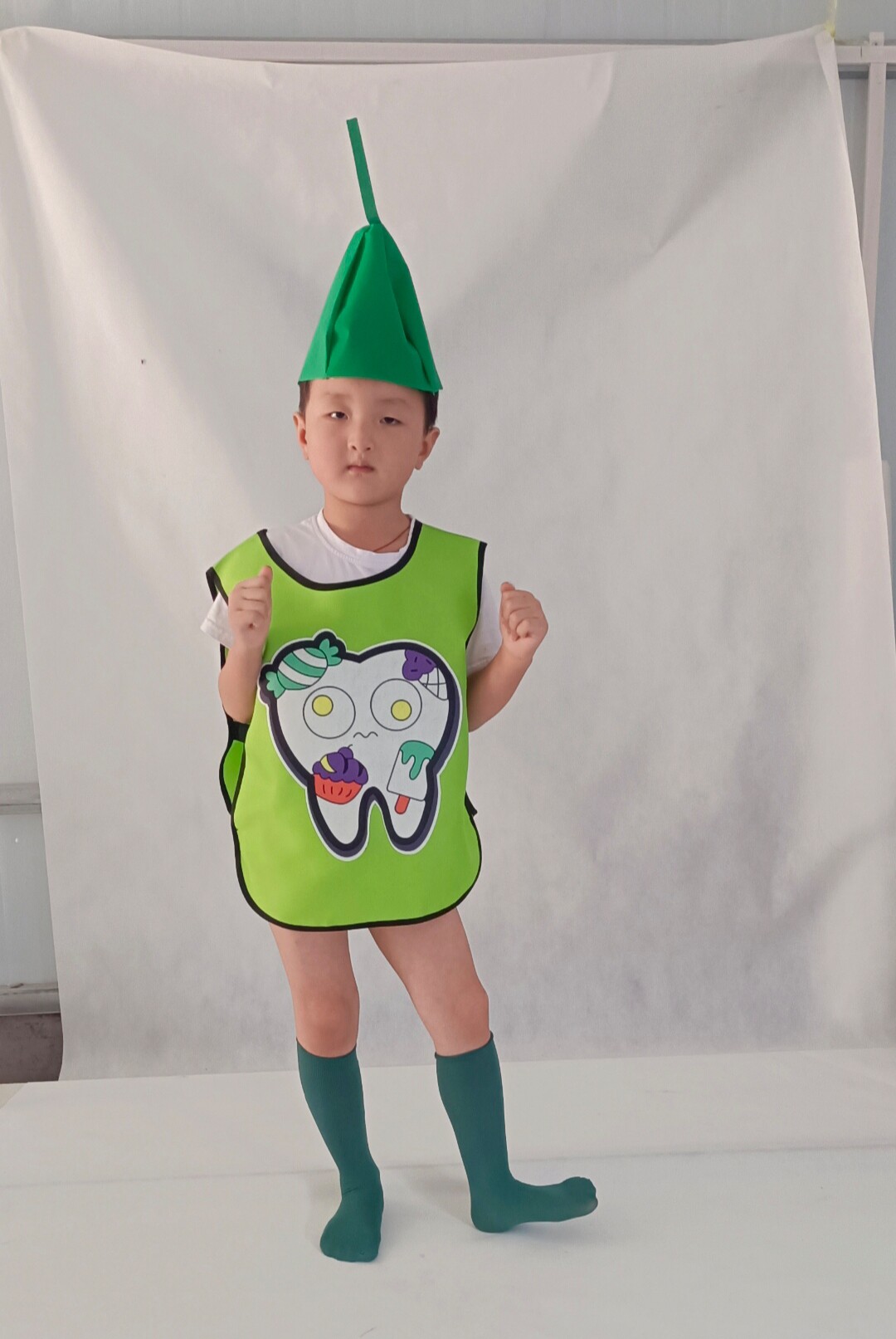 2025儿童牙细菌大作战演出服装幼儿牙齿蛀牙牙虫牙刷道具表演衣服