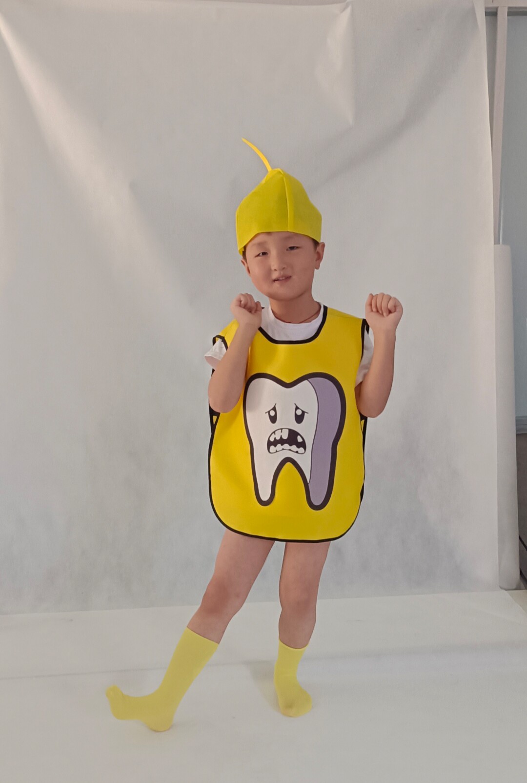儿童牙细菌演出服装幼儿黄牙齿蛀牙牙虫牙刷道具病毒表演舞蹈衣服