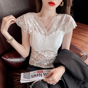 美背吊带网红爆款 上衣 背心蕾丝内搭防走光裹胸胸垫内衣女外穿长款