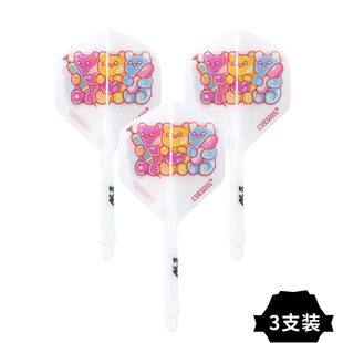 CUESOUL/Q兽黄盈玮镖手款一体小方叶专业赛级飞镖杆飞镖定型尾翼