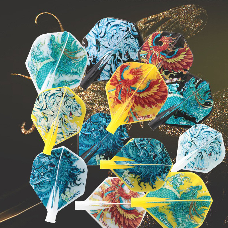 CUESOUL耐用飞镖翼弹簧杆旋转