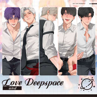 恋与深空同人周边 亚克力透卡光栅卡逆向明信片镭射票吧唧