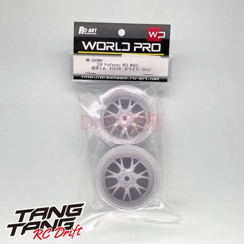 WW-0408WH RC-ART SSR Professor MS3 RC漂移轮毂 白色 8mm
