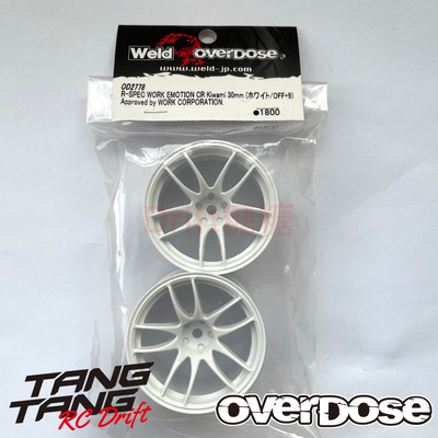 OD2778 OVERDOSE R-SPEC WORK CR Kiwami 高牵引轮毂30mm白色 +9