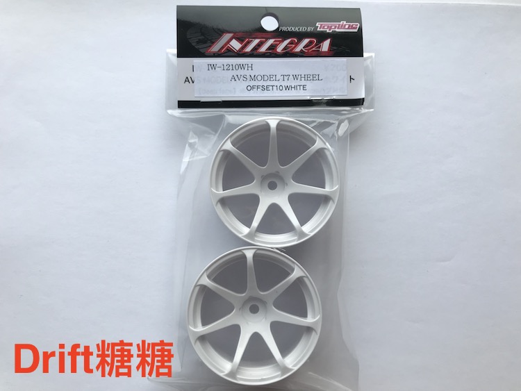 IW-1210WH TOPLINE AVS MODEL T7 仿真漂移轮毂 白色 10mm
