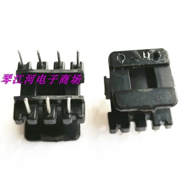 EE19变压器骨架磁芯立式4+3针