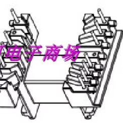 EF25变压器磁芯骨架EF25
