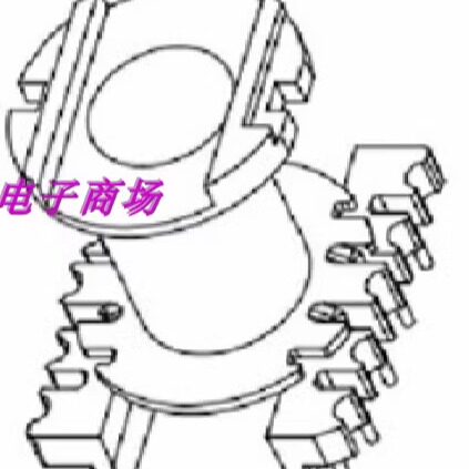 ER2828EC2828变压器磁芯骨架 立式5+5