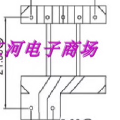 EF20变压器磁芯骨架卧式5+2