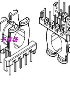 PD快充ATQ17高频电源变压器磁芯PC95材质电木骨架卧式5+5针