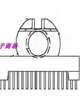 ER34  ETD34 骨架 变压器骨架 电木骨架18-18变压器磁芯 骨架环底