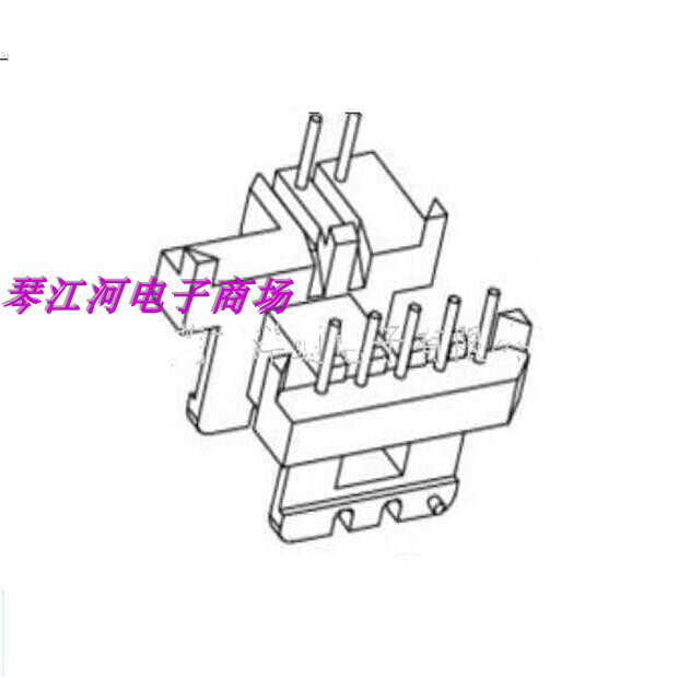 骨架EE19卧式5+2针电木骨架