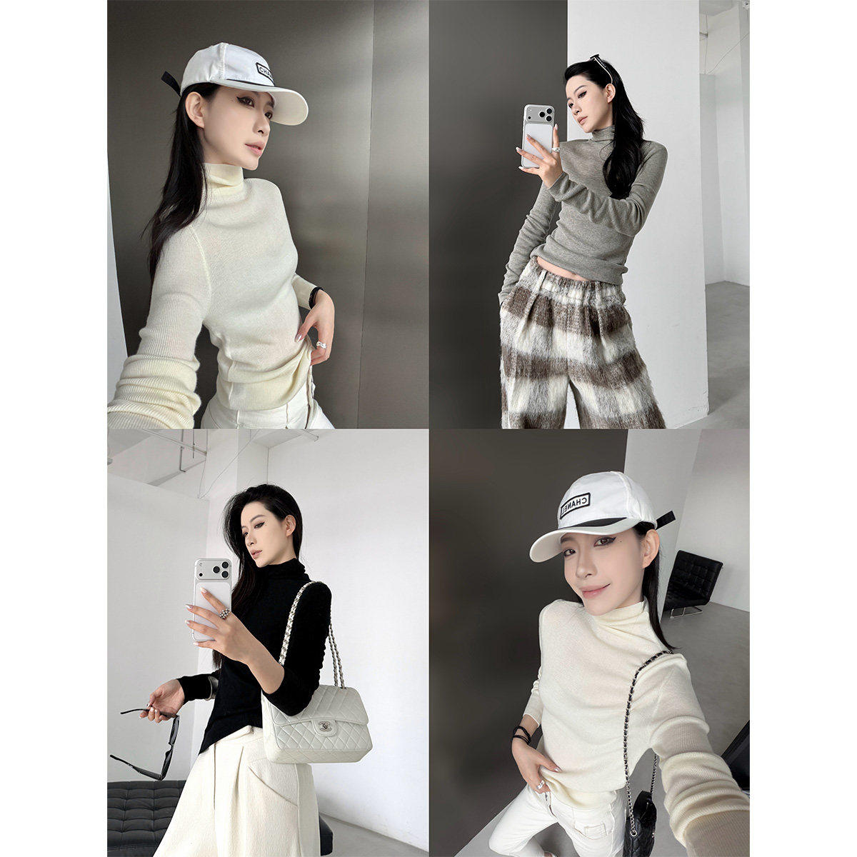 PAPERLLL辛间 知性简致 极简高领修身羊毛针织打底衫女冬显瘦内搭,女装/女士精品,T恤,淘宝优惠券,粉丝福利购,淘宝优惠卷