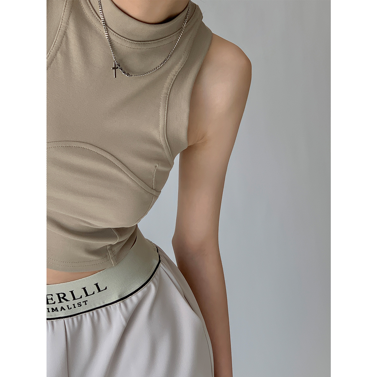 无袖百搭常规女百搭显瘦