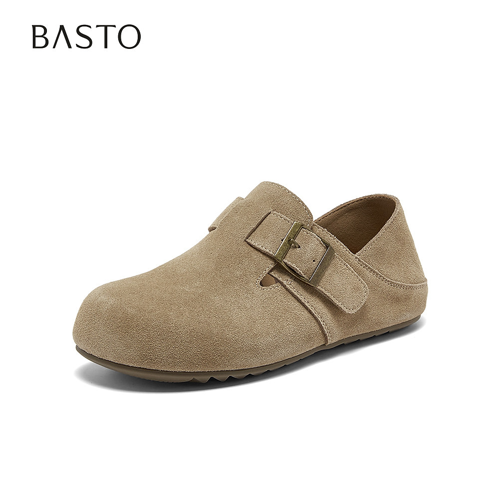 【好物体验专享】百思图2026春季新款勃肯鞋女单鞋W5106AM6