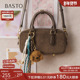 保龄球波士顿包时尚 百思图2025冬季 商场新款 复古斜挎包女TY097DX5