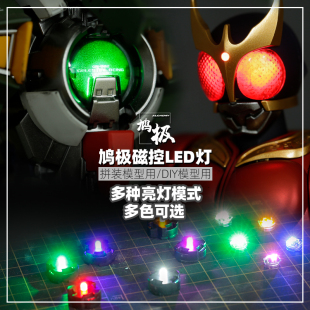 模型假面骑士加灯DIY制作感应灯多款 5D模型鸠极磁控LED灯高达拼装