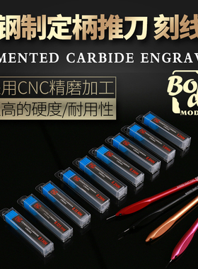 5D模型边境BD0068高达军事模型制作刻线 钨钢推刀 刻线刀定制刀柄