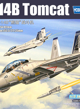 5D模型 小号手1/72 美国F-14B“雄猫”战斗机 80277