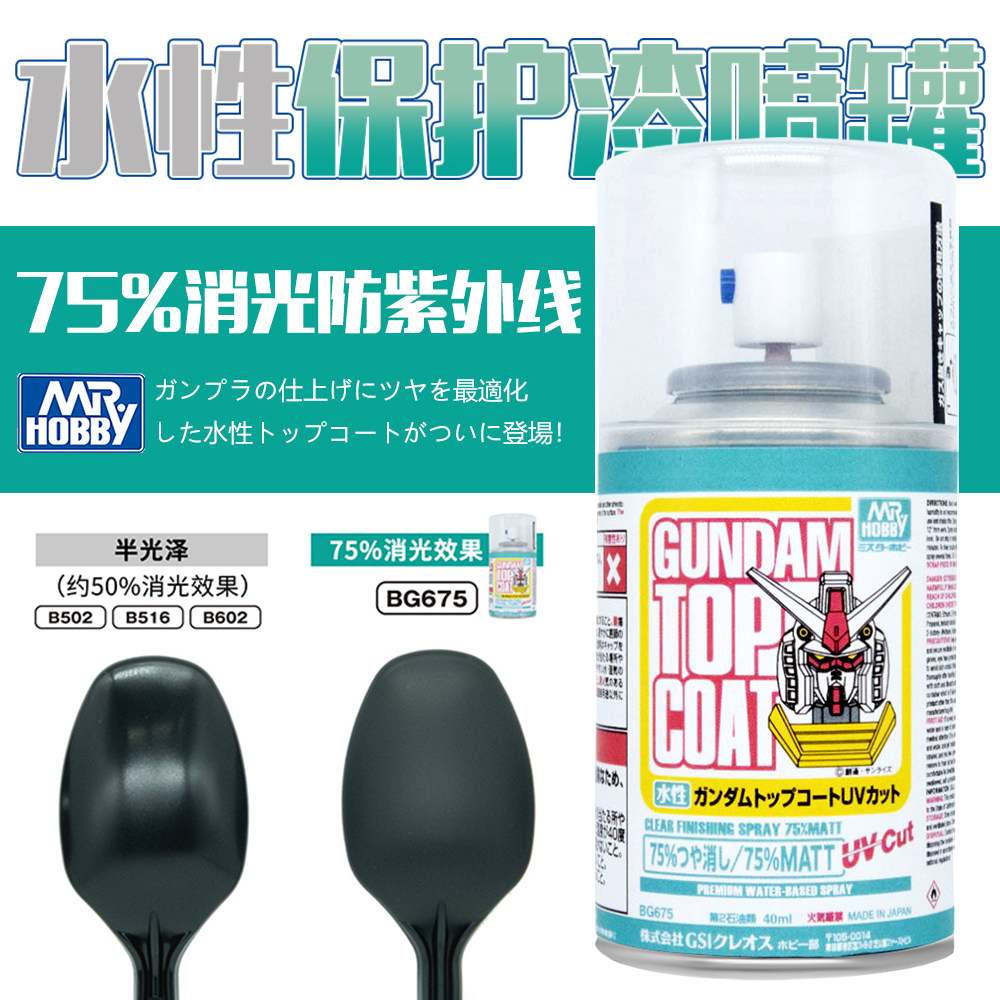 郡士75%消光防紫外线水性喷漆图片