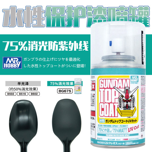 郡士75%消光防紫外线水性喷漆