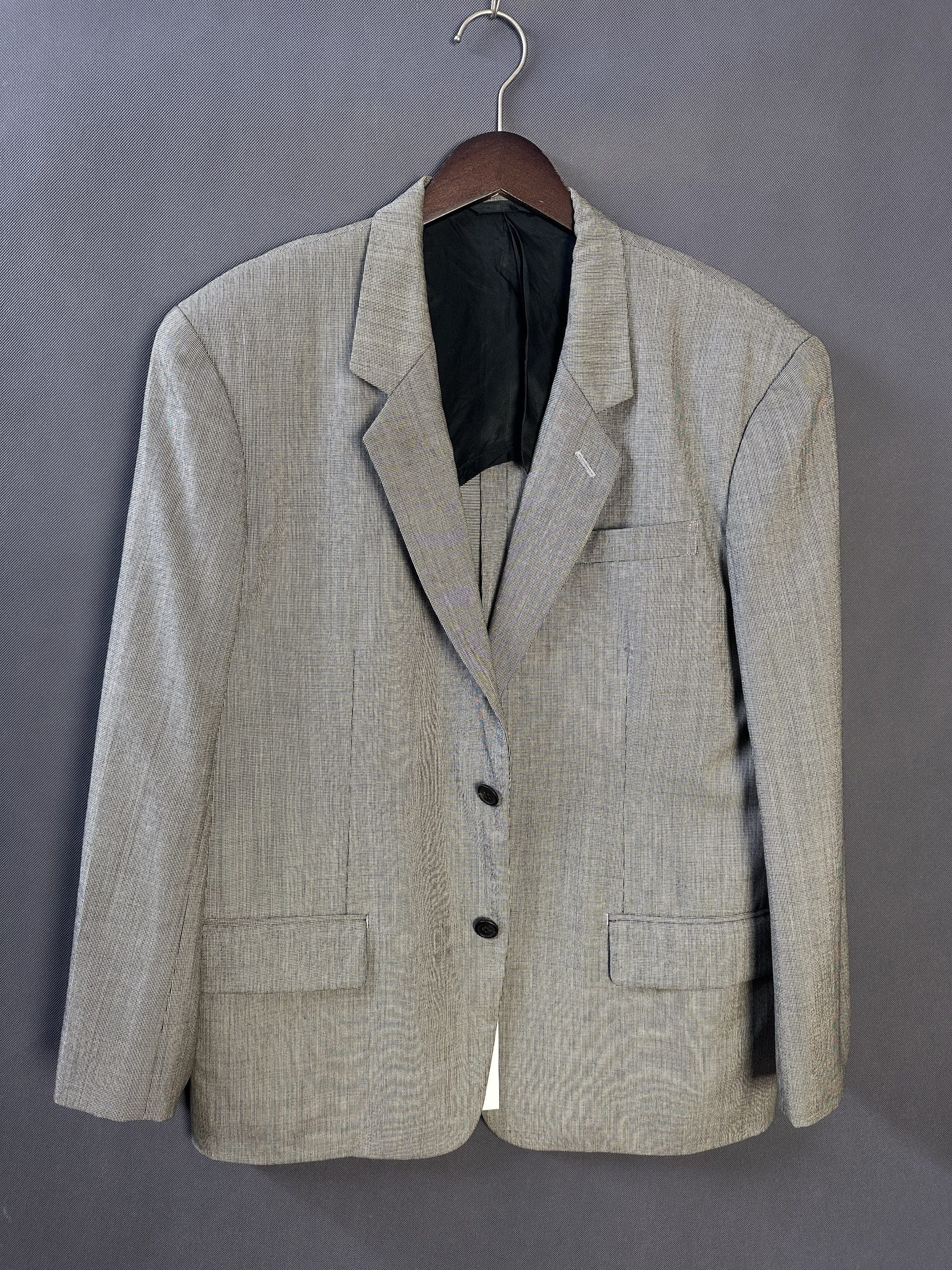 vintage古着山本耀司Y.S灰色两粒扣西服春秋时尚上衣外套
