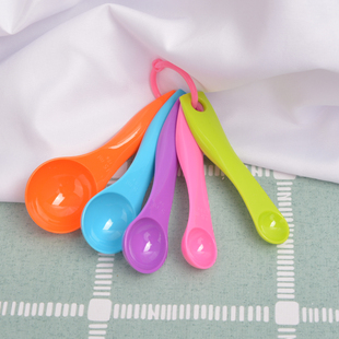 彩色量勺面粉量匙勺做面包蛋糕的带刻度量勺子调料克重勺烘焙工具
