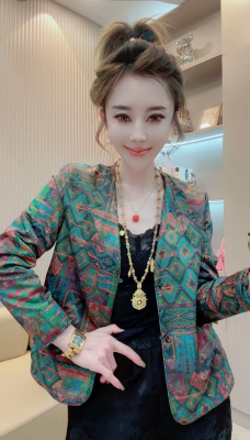 双面穿金丝绒外套女2025年秋季欧货高品质时尚百搭两面穿气质上衣
