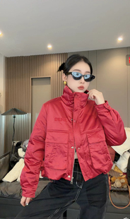 2026年冬季新款韩版百搭短款棉服女小个子时尚立领保暖面包服外套