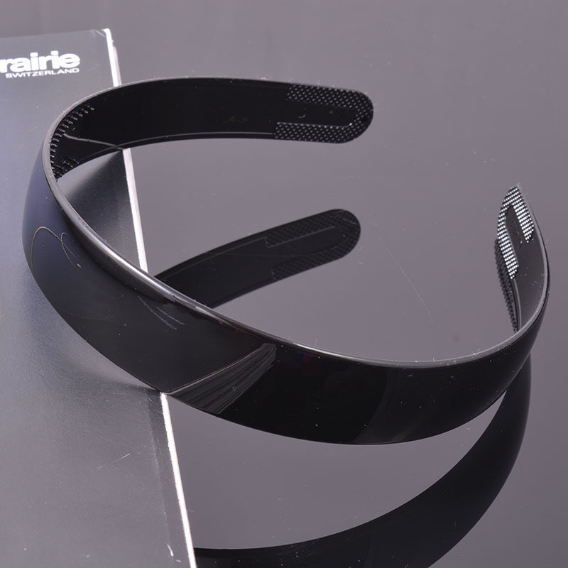 黑色宽发箍洗脸高级感女2025气质亚克力发窟压发发卡发捆带齿头箍