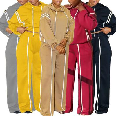 Fashion women's wear two sets hoodie  trousers 卫衣两件套装