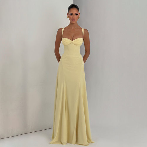 2026 New Elegant Evening party Sexy Slimming Strap Dress
