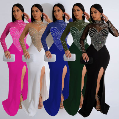 2024 new Women's Fanny pack hip slit dress Party skirt ebay