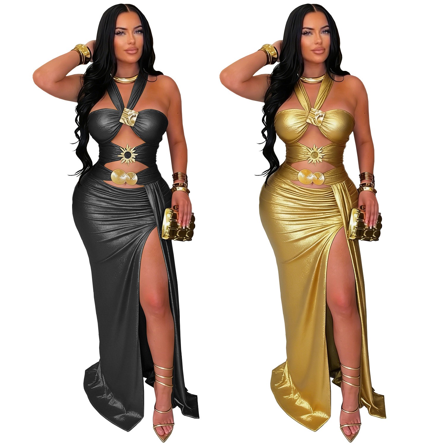 Fashion women sexy backless party dress hip skirt 性感连衣裙图片
