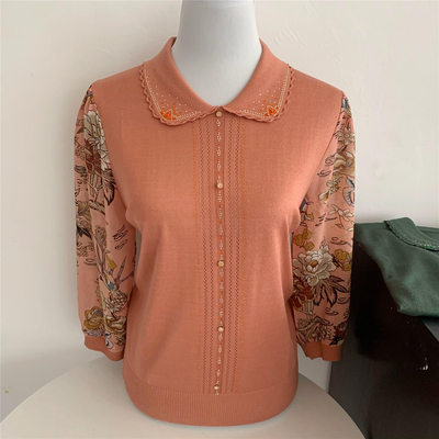 常规七分袖冰丝棉通勤百搭