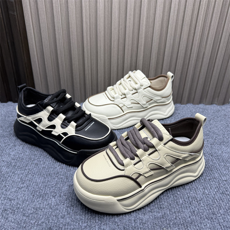 断码处理真皮小白鞋女2025春款41码厚底轻便板鞋学生休闲运动鞋潮,女鞋,时尚休闲鞋,淘宝优惠券,粉丝福利购,淘宝优惠卷