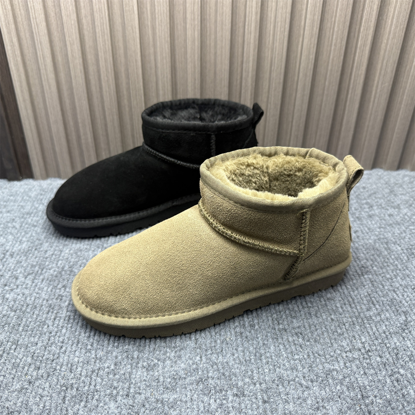 断码处理真皮加绒雪地靴女2025冬季新款平底防滑短筒加厚东北棉鞋,女鞋,时尚雪地靴,淘宝优惠券,粉丝福利购,淘宝优惠卷