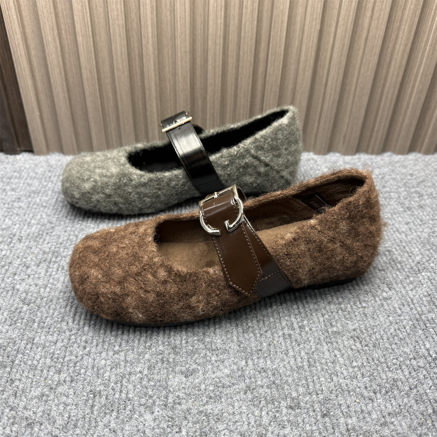 撤柜处理加绒毛毛玛丽珍鞋女2025冬新款内增高一字扣带保暖豆豆鞋,女鞋,玛丽珍鞋,淘宝优惠券,粉丝福利购,淘宝优惠卷