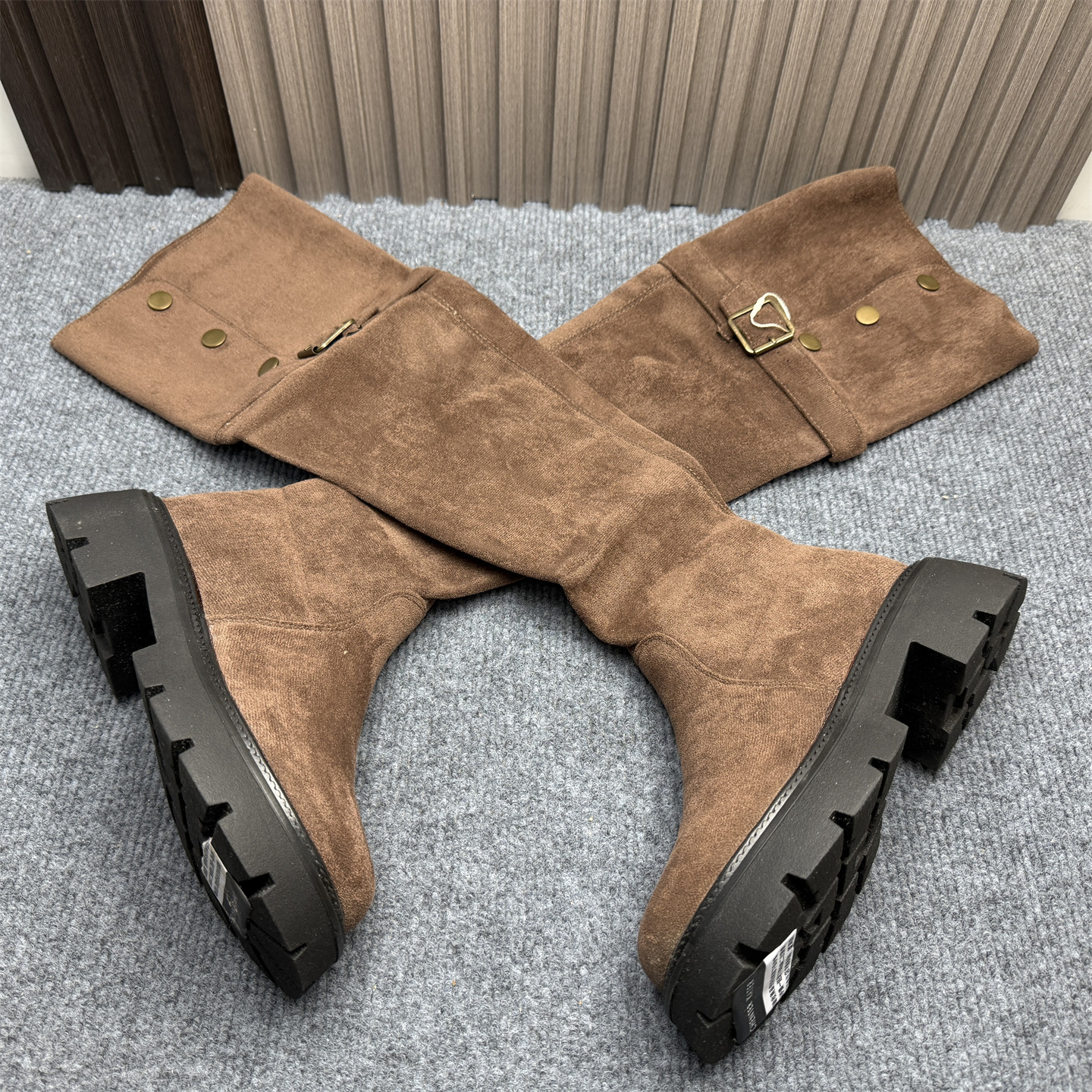 撤柜断码处理加绒过膝长靴女2025新款两穿绒面显腿长高筒骑士靴女,女鞋,骑士靴,淘宝优惠券,粉丝福利购,淘宝优惠卷