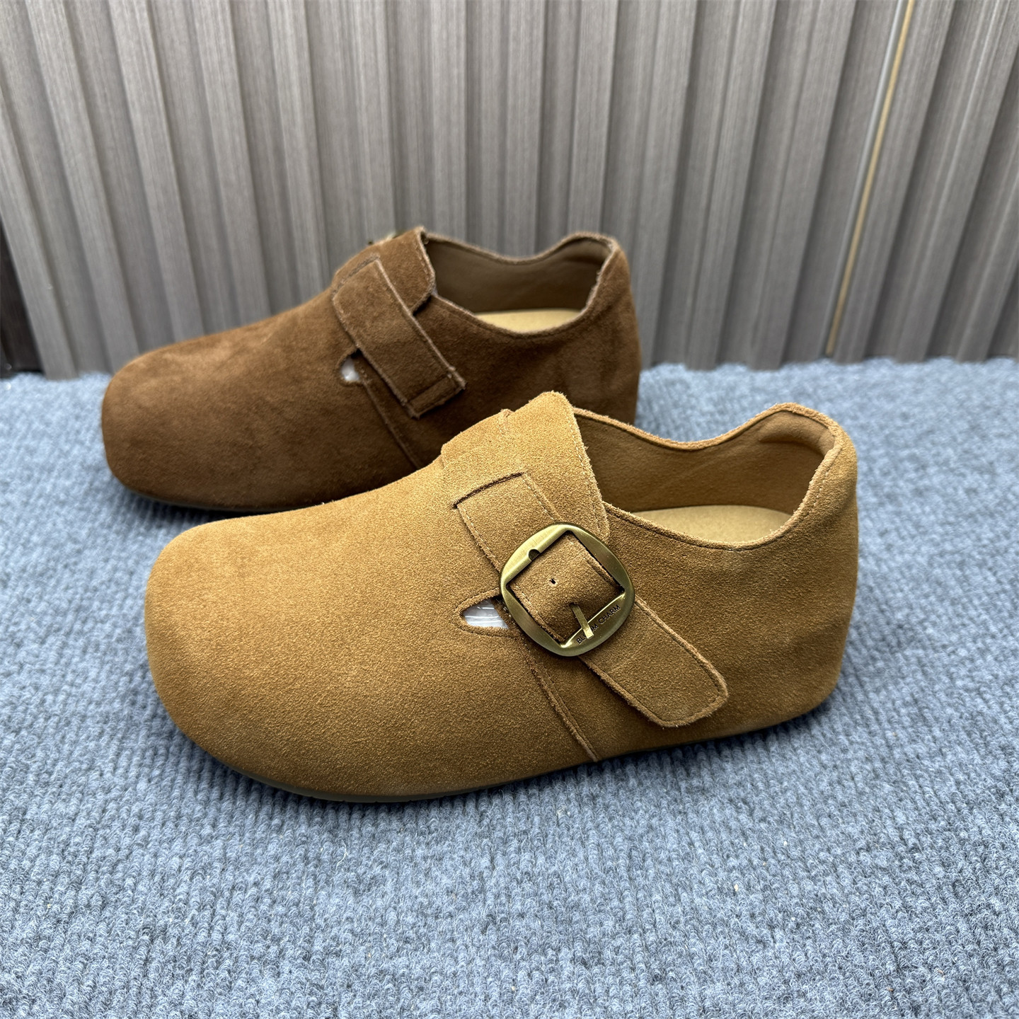 撤柜处理内增高真皮博肯鞋女2025新款魔术贴复古舒适全包博肯单鞋,女鞋,勃肯鞋/软木鞋,淘宝优惠券,粉丝福利购,淘宝优惠卷