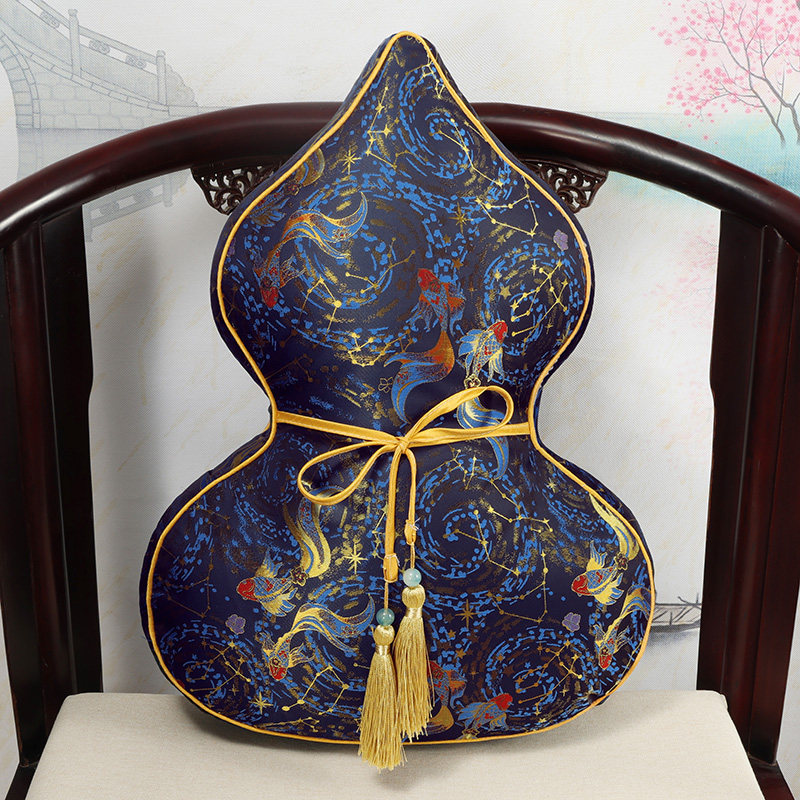 新中式靠枕国风摆件装饰轻奢异形葫芦抱枕客厅沙发腰靠床头福禄枕,居家布艺,靠垫/抱枕,淘宝优惠券,粉丝福利购,淘宝优惠卷