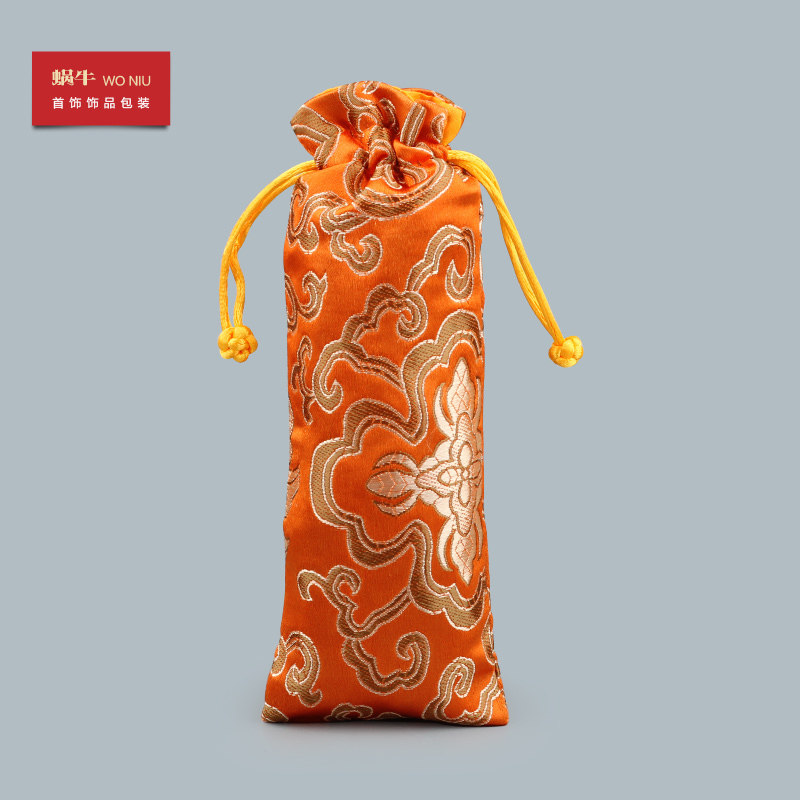 祥云束口抽绳锦囊袋梳子包复古民族风包装袋小布袋空袋子