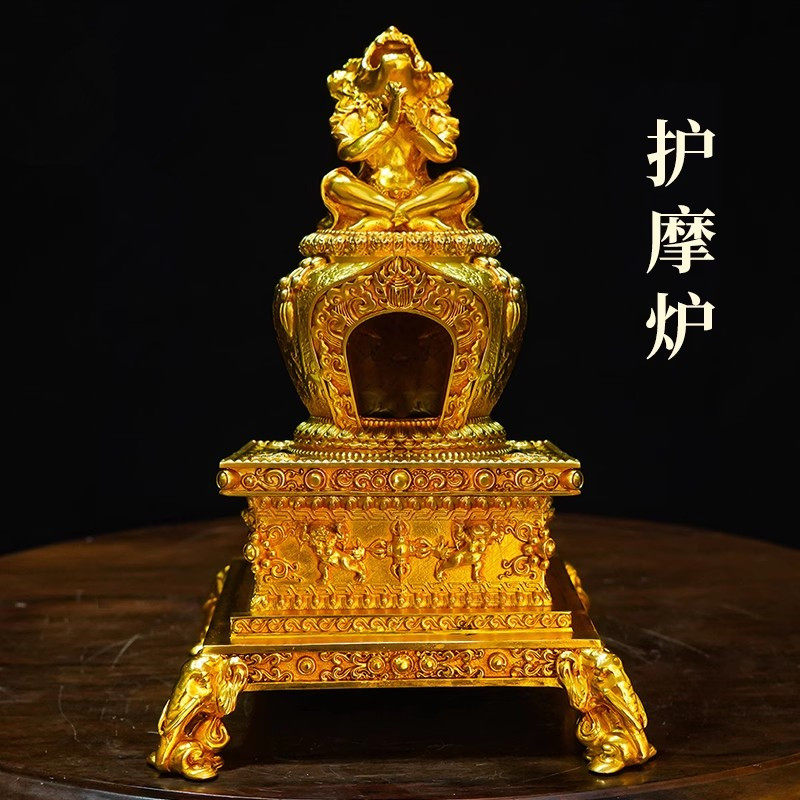 尼泊尔工艺护摩炉火供炉香薰炉