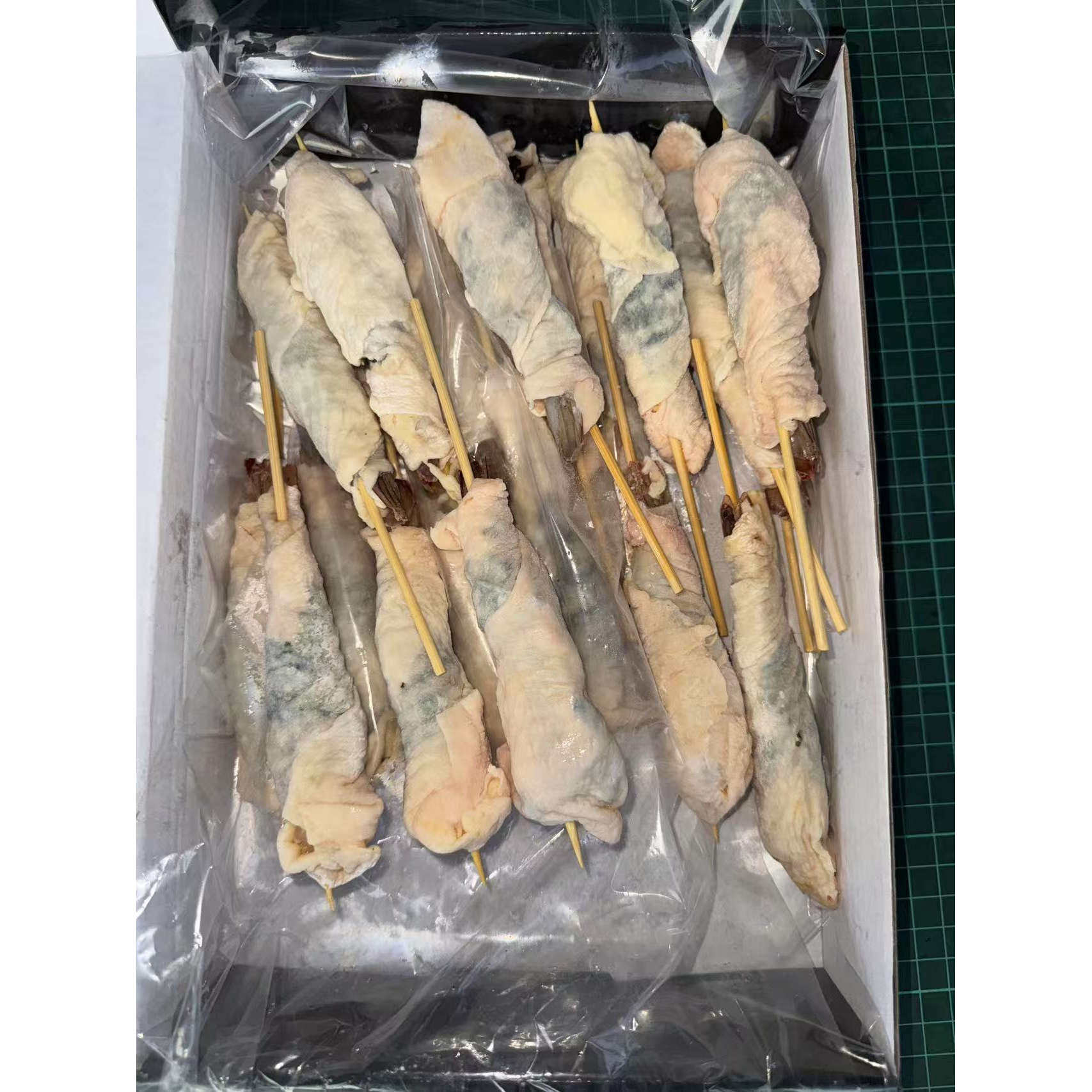紫苏鸡皮虾串日式料理烧鸟食材批发配送